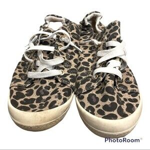 Time & Tru Women’s Leopard Print Casual Sneaker Size 7.5